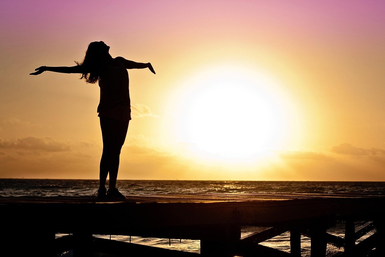 woman, girl, freedom, nature, happy, sun, silhouette, sunrise, beach, sunset, dusk, dawn, twilight, woman, girl, girl, happy, happy, happy, happy, happy, sun, sun, sun, sun, sunrise, sunset